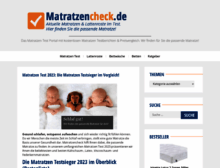 matratzencheck.de screenshot