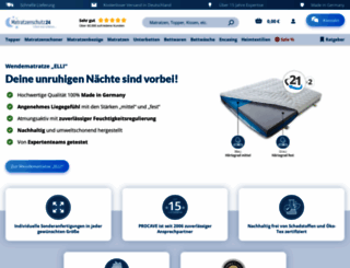 matratzenschutz24.net screenshot
