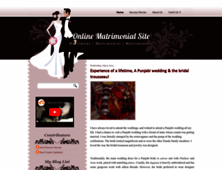 matrimonial-sites-india.blogspot.com screenshot