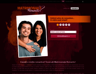 matrimonialeromantic.com screenshot