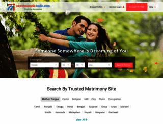 matrimonialsindia.com screenshot