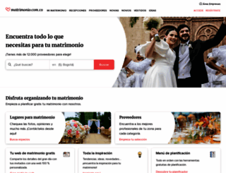 matrimonio.com.co screenshot