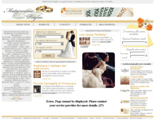 matrimoniopuglia.com screenshot