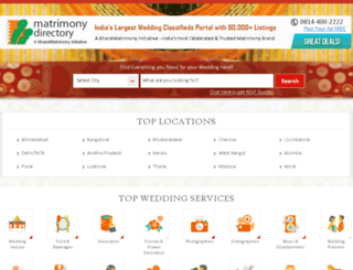 matrimonydirectory.com screenshot