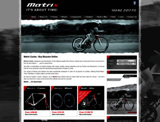 matrix-cycles.co.uk screenshot