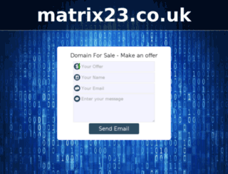 matrix23.co.uk screenshot