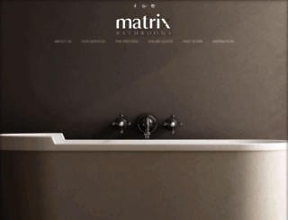 matrixbathrooms.com.au screenshot