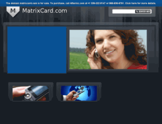 matrixcard.com screenshot