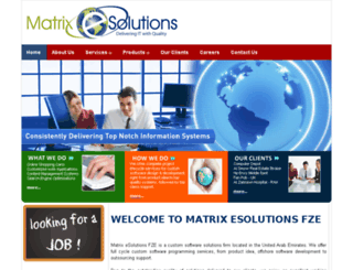 matrixesolutions.com screenshot