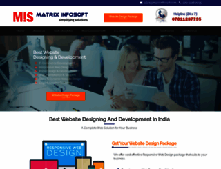 matrixinfosoft.com screenshot