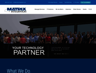 matrixintegration.com screenshot