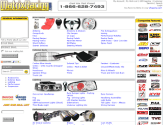 matrixracing.com screenshot