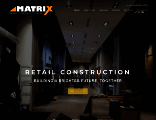 matrixretailconstruction.com screenshot