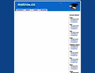 matros.cz screenshot