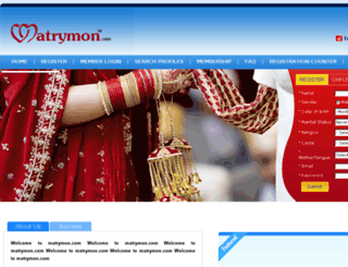 matrymon.com screenshot