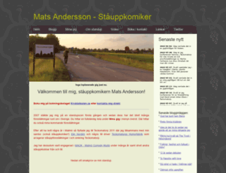 mats-andersson.se screenshot