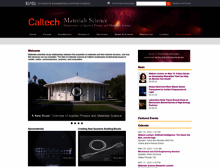matsci.caltech.edu screenshot