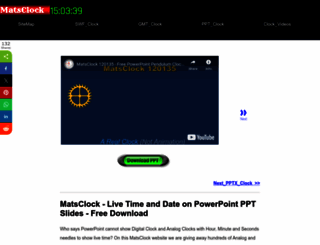 matsclock.com screenshot