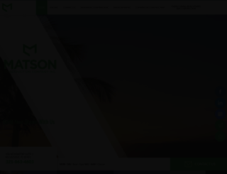 matsonconstructioncompany.com screenshot