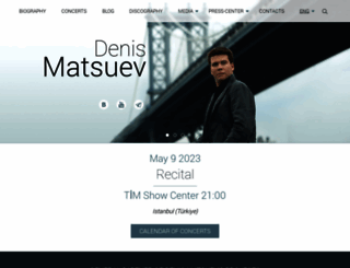 matsuev.com screenshot