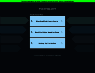 mattengg.com screenshot