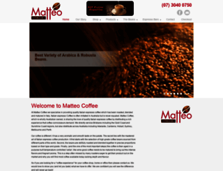 matteocoffee.com.au screenshot