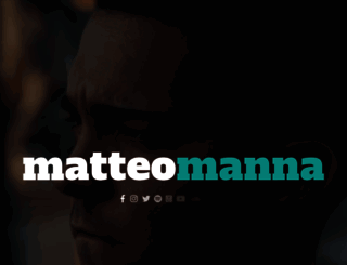 matteomanna.com screenshot