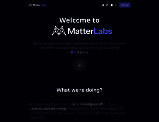 matter-labs.io screenshot