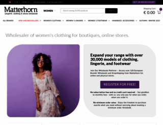 matterhorn-wholesale.com screenshot