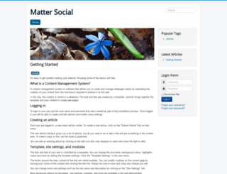 mattersocial.com screenshot