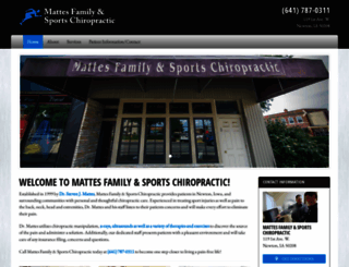 matteschiropractic.com screenshot