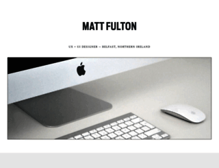 mattfulton.com screenshot