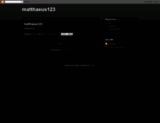 matthaeus123.blogspot.com screenshot