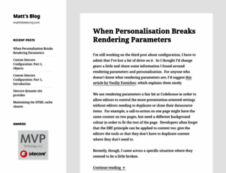 matthewkenny.com screenshot