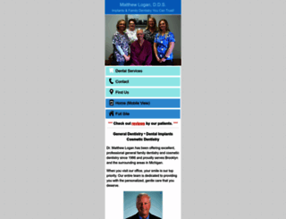 matthewlogandds.com screenshot