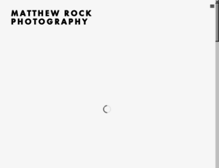 matthewrockphotography.com screenshot