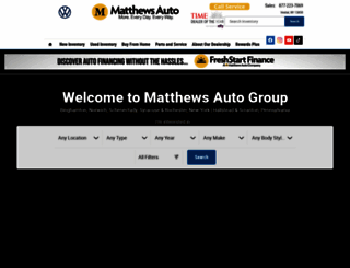 matthewsauto.com screenshot