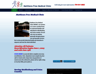matthewsfmc.org screenshot