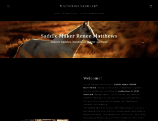 matthewssaddlery.com.au screenshot