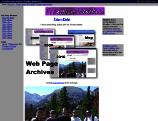 matthewweathers.com screenshot
