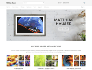 matthias-hauser.artistwebsites.com screenshot
