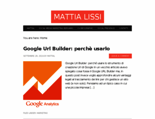 mattialissi.com screenshot