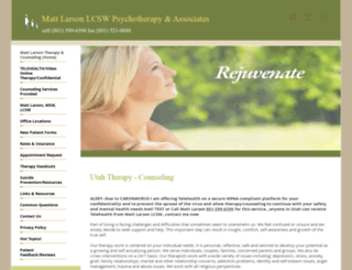 mattlarsontherapy.com screenshot
