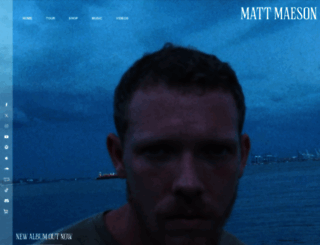 mattmaeson.com screenshot