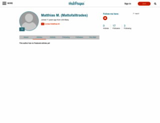 mattofalltrades.hubpages.com screenshot