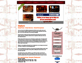 mattoni-restaurant.co.uk screenshot