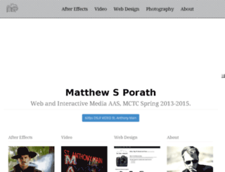 mattporath.com screenshot