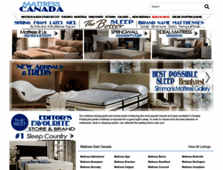 mattress-canada.ca screenshot