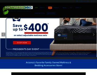 mattress360.net screenshot