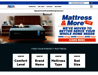 mattressandmore.com screenshot